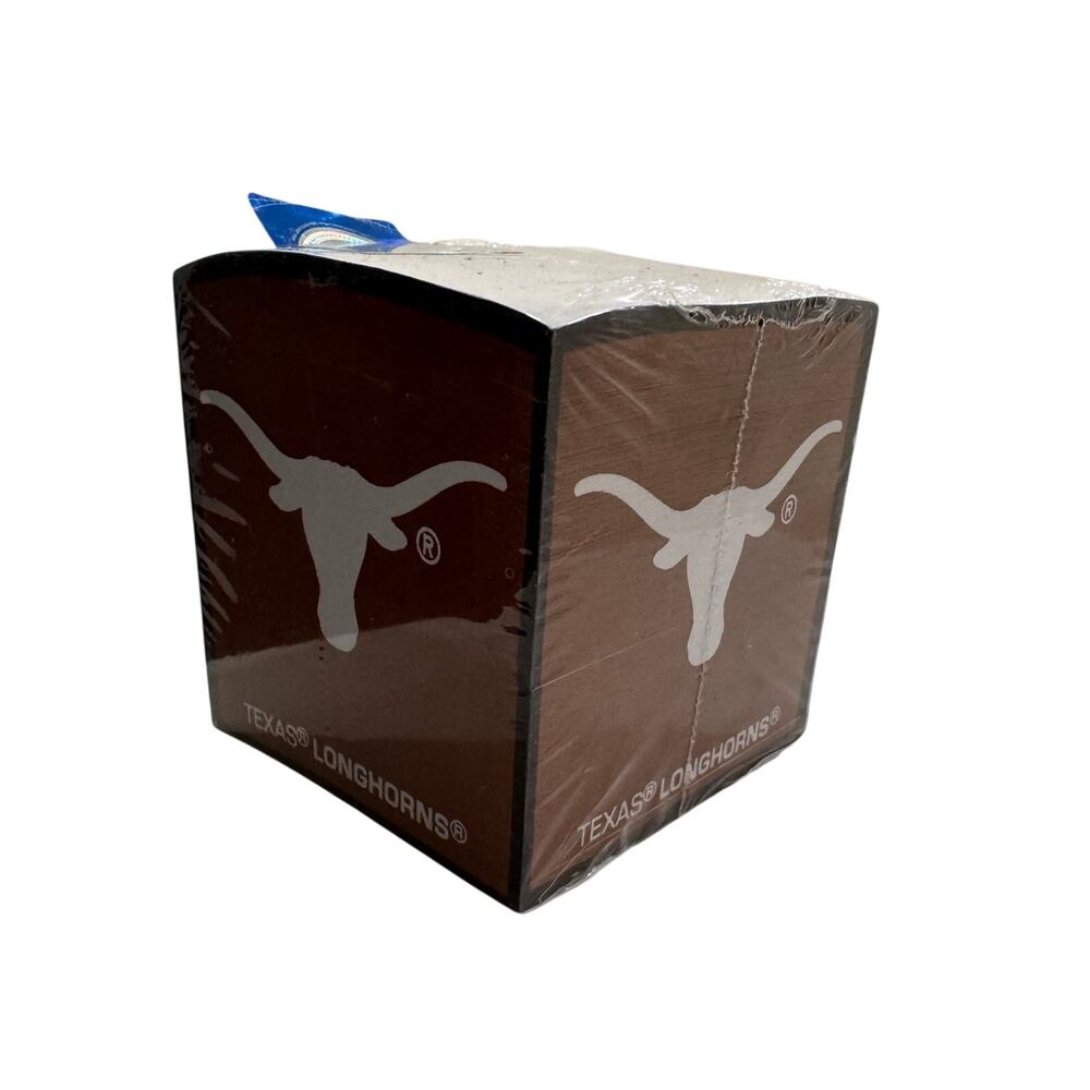 Texas Longhorns Paper Cube Memo Pad 700 Sheets Markings by CR Gibson Sealed New